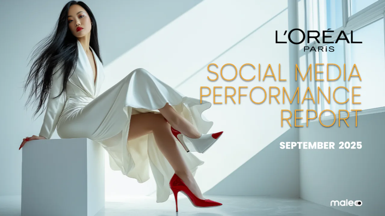 L'Oréal Paris September 2025 social media performance report cover