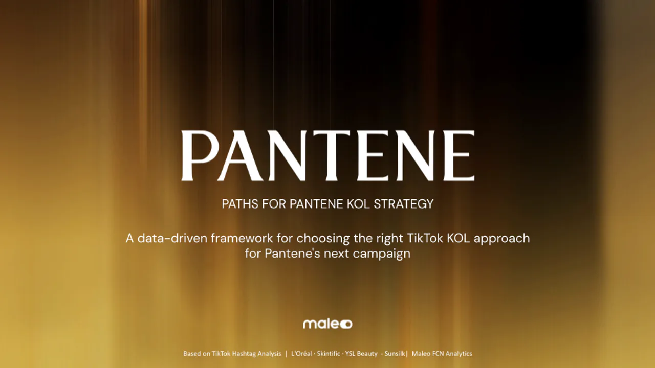 Gold and black cover of the Pantene KOL strategy deck